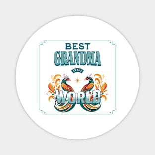 Best Grandma in the World Magnet